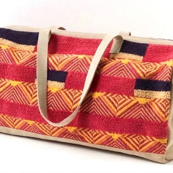 NWOT Free People First Class Suede Embellished Weekender in Primrose Bag - Picture 3 of 12